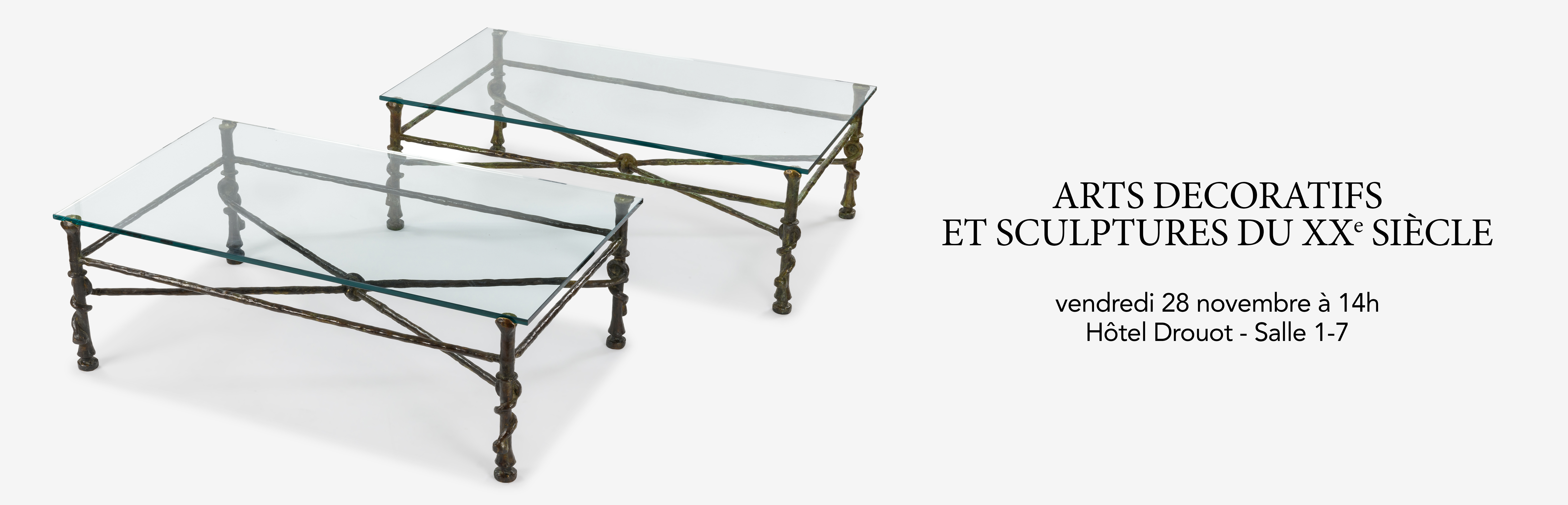 ARTS DECORATIFS ET SCULPTURES DU XXe SIECLE